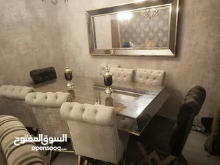  3 غرفة سفرة فاخره بحال الجديد