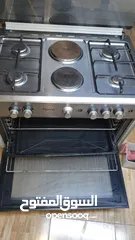  2 فرن غاز+كهرباء استعمال شهر واحد فقط