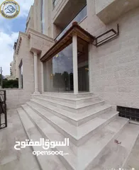  2 شقة أرضية طابقية فاخرة للبيع في الصويفية 405م مع حديقة وترسات 180م تشطيب سوبر ديلوكس