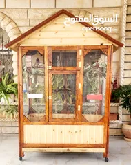  4 اقفاص طيور الحجم الكبير#مطيار طيور