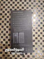  2 New Router 5G Mobile WiFi Pro 5 ZAIN BLACK EDITION for sale