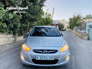  7 هونداي اكسنت 2014 فل اوتماتك 4 غيار بنزين اصل كوررري ترخيص وتأمين شامل  الله يبارك ..