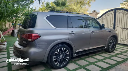  4 انفنتي qx56 2013  وارد أمريكا بحدث بسيط جدا