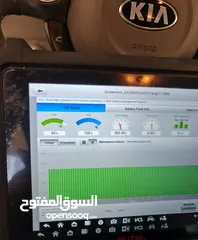  29 كيا سول كهربائية موديل 2018 لون ابيض وارد كوري