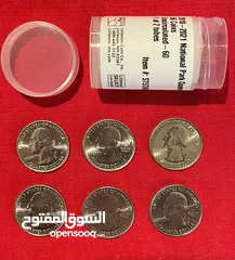  28 عملات معدنية أمريكية 213 قطعة. الاسعار داخل الوصف.