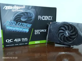  1 كرت شاشه مستعمل GTX1650 ASUS