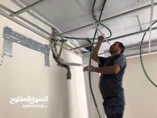  8 تنفيذ كافة أعمال تأسيس مواسير التكييف النحاسية ومواسير غاز الطبخ