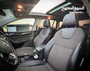  5 سكودا اكتافيا ستيشن 2019 اتوماتيك ماتور 2000 ديزل فل الفل  فتحة سقف بانوراما
