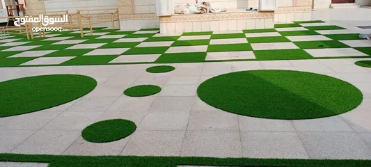  3 Artificial grass carpet outside decoration