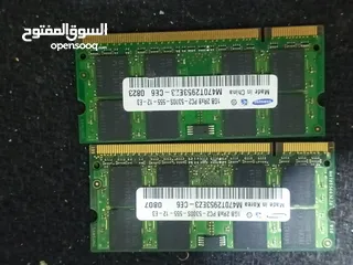  2 رامات لاب توب ddr2. ddr3  ddr4