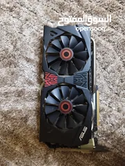  1 كرت شاشة gtx 980 Asus strix مستعمل نضيف للبيع