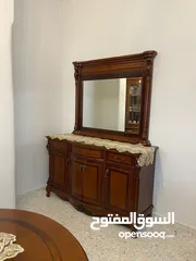  3 طاولة سفرة مع 6 كراسي