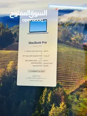  6 Macbook pro 2018 Cor i7+ 16 Ramشبه جديد
