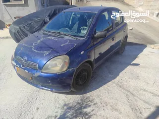  1 تويتا يارس موديل 2002 مطور جديد رخصة حتى شهر 11