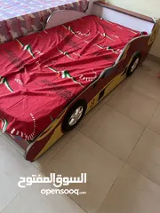  4 Car bed with mattress