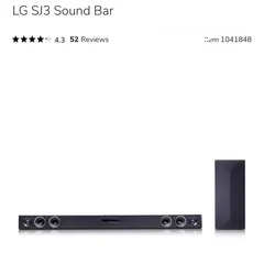  3 LG Sound Bar