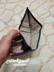  10 محفظة جلدية فاخرة وانيقة AIGNER  قابلة للطي للسيدات مصنوعة من الجلد الإيطالي  الأصلي الطبيعي.