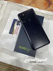  1 جهاز موتورولا مستعمل moto g 60 s رام 6 ذاكره 128 جيجا معاه الكرتون والشاحن الاصلي يشغل  NFC