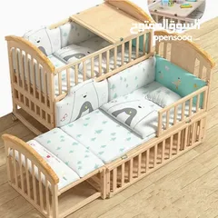  12 8×1 سرير متعدد الوظائف للمواليد الجدد الى نهاية الطفولة Kids Bed multiple use 8in1