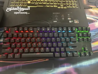  19 للبيع: لابتوب امريكيASUS TUF A17 + كيبورد ميكانيكي + ماوس جيمنج + سماعات + شنطة + ماوس باد طويلة
