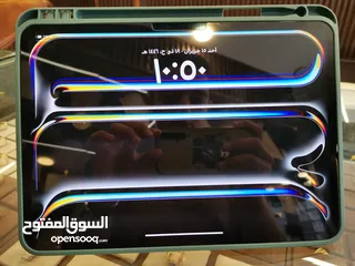  1 ايباد برو انش256G M4 11 كفاله شغاله لا 2026 4/8 جديد ولا خدشه على الفحص كفالة شرق أوسط