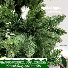  4 شجرة صناعية 210سم فاخرة جديدة للبيع 210cm slim artificial Christmas tree