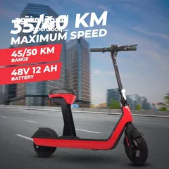  2 Fox Road Foldable Runner Electric scooter 48v with seat