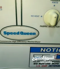  1 غساله نوع امريكي مع حماصه نوع speedy Queen