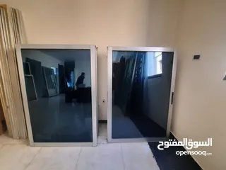  4 شبابيك دبل جلاس بحال الوكاله عدد 10 200*150