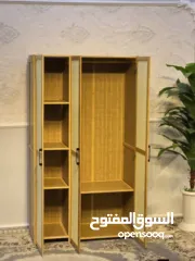  1 خزانة 3 أبواب سعر خاص علاقة ورفوف