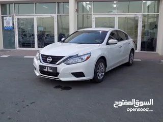  1 NISSAN ALTIMA/2018/WHITE/GCC 1 YEAR WARRANTY