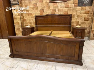  6 غرفة نوم خشب لاتيه 18 وكاله التوصيل ل عمان والزرقاء مجاناً