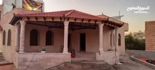  19 قرميد  مؤسسه العماوي لكافه اعمال تركيب القرميد والديكور والبرڨولاء تركيب وصيانه