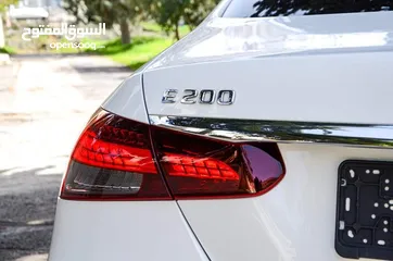  7 Mercedes E200 2021 بحالة ممتازة جدا