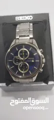  5 ساعه سيكو سولار كرونوغراف SEIKO SOLAR ياباني اصلي  تعمل بالضوء الطبيعي والاصطناعي