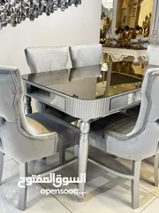  21 طاولات سفره فخمه مميزه مصنوعه من خشب زان والاتيه كفاله 3 سنوات