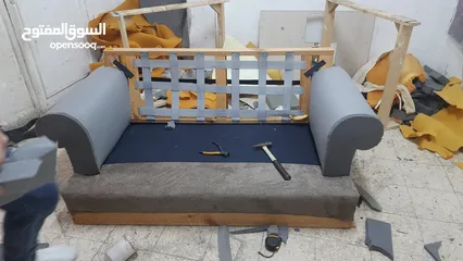  3 تنجيد وصيانة هبوط الكنب في المنزل ومعالجة المطاط بأفضل انواع المطاط الإيطالي