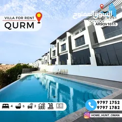  1 QURM  MODERN 3+1 BR VILLA WITH GREAT VIEWS AND SHARED INFINITY POOL