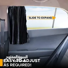  7 ستائر نافذة السيارة Auto Car Sunshade Curtain المواصفات : 1. ستائر النافذة الجانبية للسيارة يمكنها ا