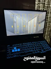  12 Asus Tuf f15 Rtx 3060 gaming laptop بسعر مغري ، الجيل الحادي عشر بحال الوكالة تماماً
