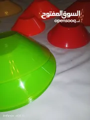  7 جوارب سيليكون،اقماع تمرين بحجم عادي و حجم صغير ،سلم توافق 2 متر و 3 متر للتواصل واتساب الرقم بالوصف