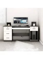  8 مكتب دراسة وعمل عصري – تصميم ذكي ومساحة عملية   تصميم عصري بلون هادئ يناسب كل الديكورات الح