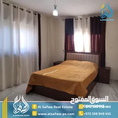  5 شقه مفروشه للايجار عين منجد قرب قيادة الشرطه
