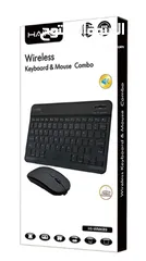  2 HAING HI-WMK89 Wireless Keyboard & Mouse Combo كيبورد و ماوس هانغ لاسلكي