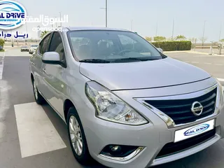  1 **BANK LOAN AVAILABLE FOR THIS CAR**  NISSAN SUNNY SV  Year-2019  Engine-1.5L  V4-Silver