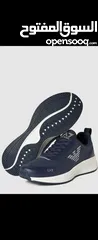  7 EA7 EMPORIO ARMANI NAVY BLUE SILVER SNEAKERS 40