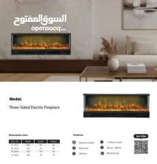  2 مدفئاه فاير بلاس وبسكليتات كهربائيه