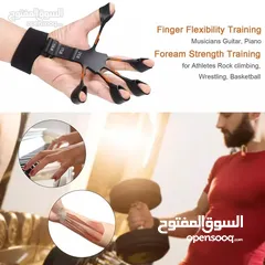  4 جوز  مقبض تمرين اصابع اليدين  المطاطي عيار لتقوية العصب و التخلص من التوتر و صلابة الاصابع و اليد