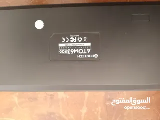  4 لوحة مفاتيح ميكانيكيه من شركة فانتك MK859 ATOM63 RGB سعر 15 دينار قابل للتفاوض للجادين فقط
