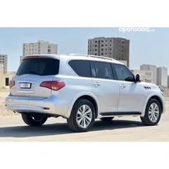  5 انفينتي QX80 موديل 2017 نظيف جدا